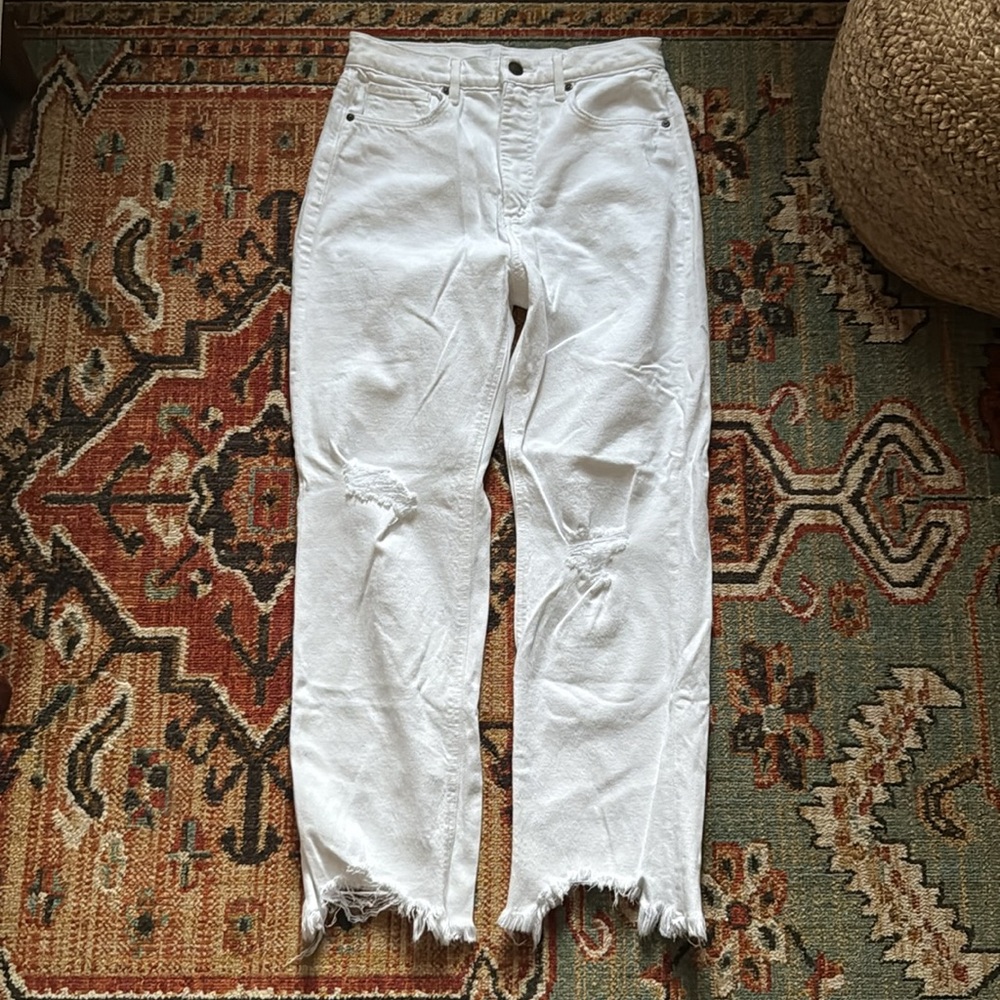 LOFT 90s High Waist Straight Jeans